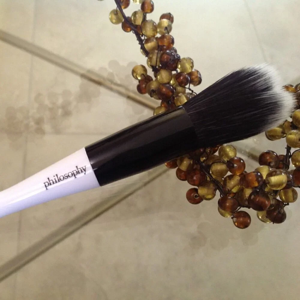 Philosophy Double Ended Skin Tint Complexion Brush and Spatula - Brand New.